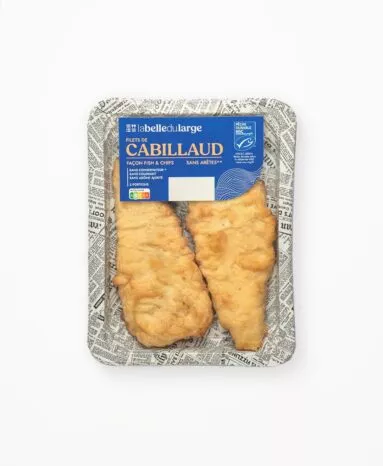 Visuel packaging fish and chips