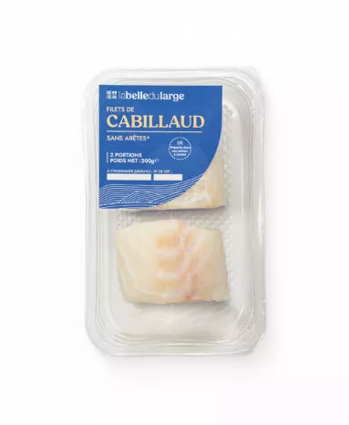 Visuel packaging filets de cabillaud